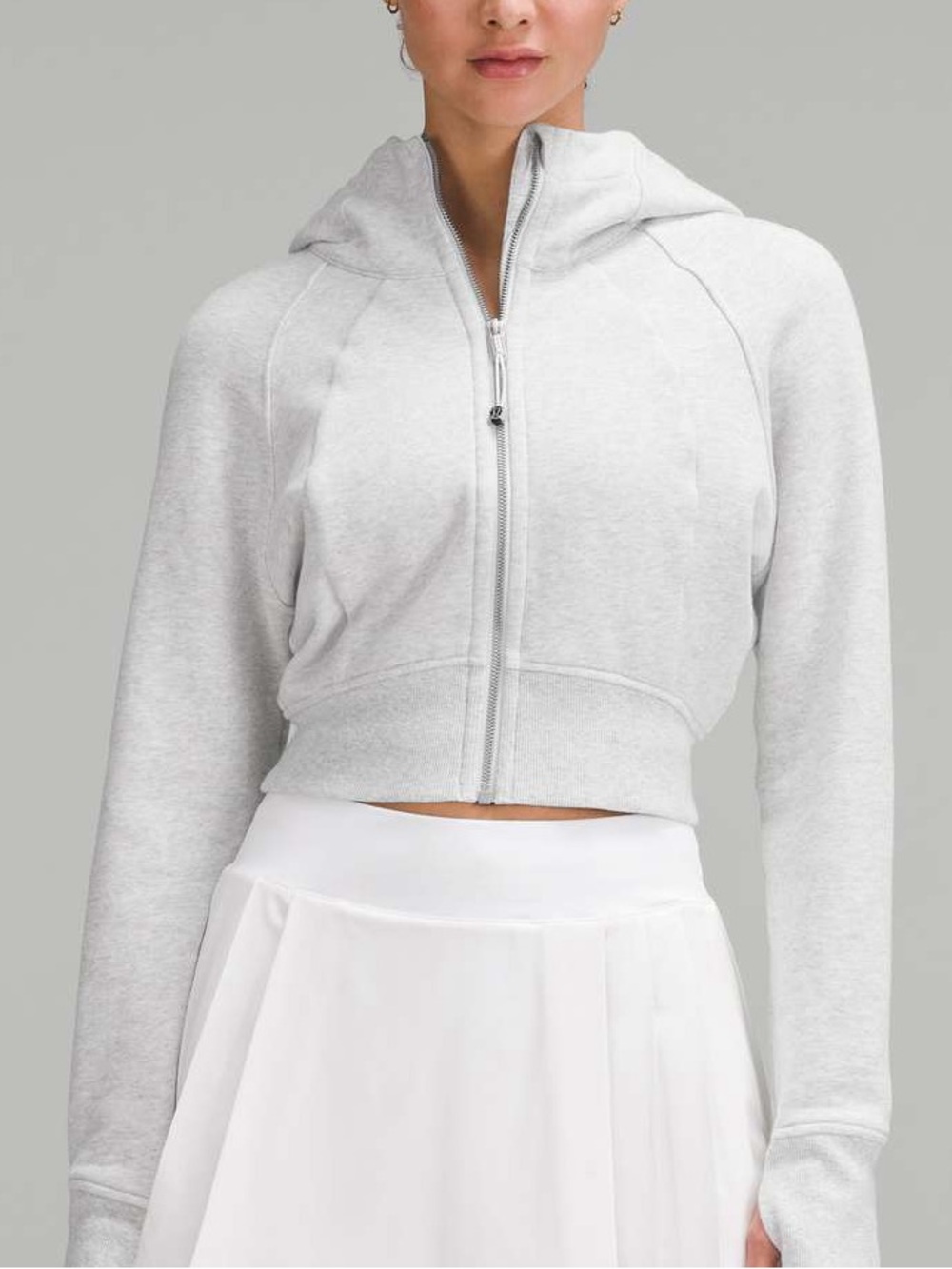 Lululemon Scuba Full-Zip Cropped Hoodie